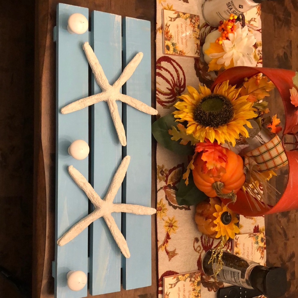Starfish hanging wall decor